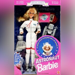 Astronaut Barbie Doll Career Collection Edition Mattel 1994, NIB, Vintage $160